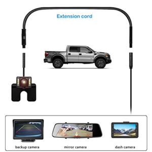 Rear Camera Extension Cable, 4 Pin 6 Ft Dash Cam Cord Car Dash Camera Rear View Camera Backup Camera Cord Wire