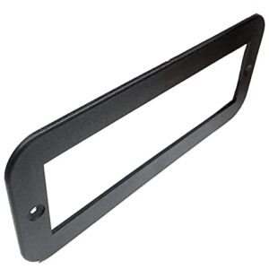 Bobcat Radio Mounting Plate for Mounting Single Din Stereo Radio Mount Black Trim Bezel