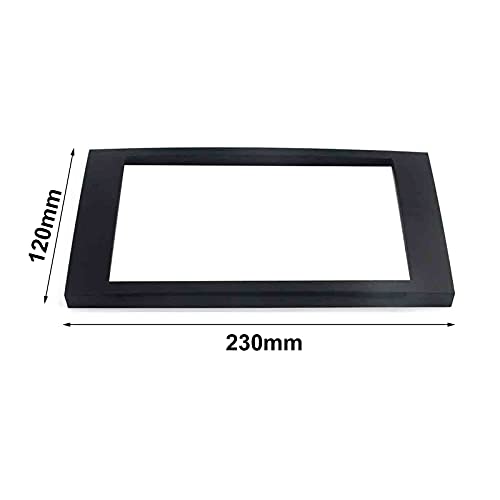 Double DIN Installation Kit Car Stereo Faceplate Audio Panel Audio Plate for Car 2005-up Plastic Black (Black)