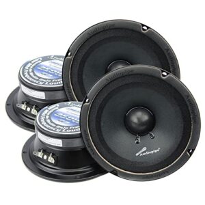 4 audiopipe apmb-6sb-c two pair 6-6.5″ sealed back full range loud speaker mid