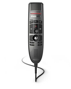philips lfh-3500 speechmike premium usb push button dictation microphone best-in-class recording with precision microphone