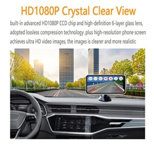 Casoda Latest HD1080P WiFi Wireless Backup Camera for iPhone and Android, Ultra Strong Signal Smooth Video, Crystal Clear Picture, Easy to Install (Mini for Cars SUVs and Pickup Only)