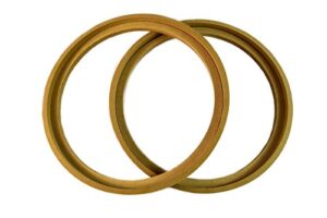 audiopipe ring10bz nippon 10 mdf speaker ring – recess with bezel – 1/2 extension [pair]