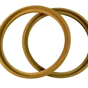 Audiopipe RING10BZ Nippon 10 Mdf Speaker Ring - Recess With Bezel - 1/2 Extension [pair]