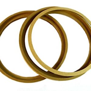 Audiopipe RING10BZ Nippon 10 Mdf Speaker Ring - Recess With Bezel - 1/2 Extension [pair]