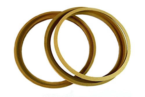 Audiopipe RING10BZ Nippon 10 Mdf Speaker Ring - Recess With Bezel - 1/2 Extension [pair]