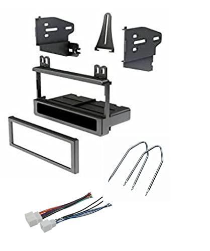 ASC Audio Car Stereo Dash Kit, Wire Harness, and Radio Tool to Install a Single Din Aftermarket Radio for select Ford Lincoln Mazda Mercury Vehicles - Compatible Vehicles Listed Below