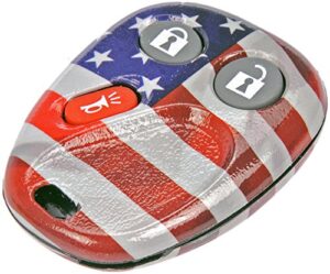 dorman 13618us keyless entry transmitter cover compatible with select models, red; white; blue