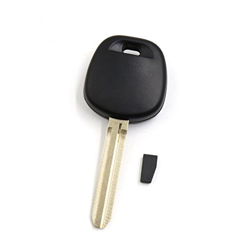 uxcell Replacement Car Uncut Transponder Ignition Key with 67 Chipped Toy44d-pt for Toyota