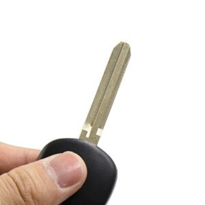 uxcell Replacement Car Uncut Transponder Ignition Key with 67 Chipped Toy44d-pt for Toyota