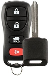 discount keyless replacement key fob car remote and uncut transponder key compatible with kbrastu15, cwtwb1u758, id 46