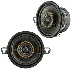 kicker 47ksc3504 ks series 3.5″ coaxial speakers with 1/2″ tweeters, 4-ohm