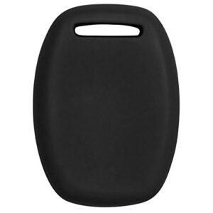 Keyless2Go Silicone Cover Protective Case for 4 Button Remote Keys KR55WK49308 MLBHLIK-1T OUCG8D-380H-A (1 Pack) - Black