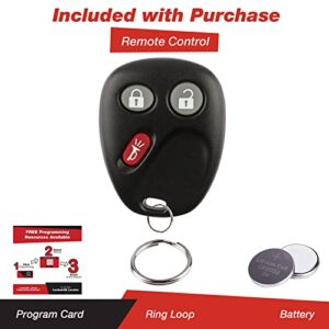 KeylessOption Keyless Entry Remote Control Car Key Fob Replacement for Cadillac SRX 12223130-50