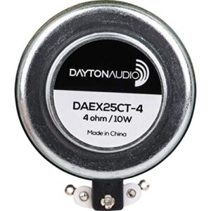 Dayton Audio DAEX25CT-4 Coin Type 25mm Exciter 10W 4 Ohm