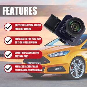Rear View Backup Parking Camera Compatible with 2013 2014 2015 2016 Ford Fusion ES7Z-19G490-A ES7T-19G490-AA