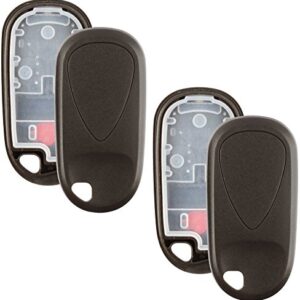 Discount Keyless Replacement Keyless Remote Car Key Fob Shell Case Button Pad For Acura (2 Pack)