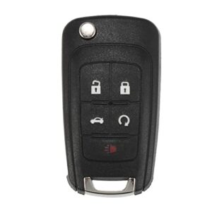 x autohaux 315mhz 46 chip oht01060512 replacement keyless entry remote car key fob for chevy camaro cruze sonic malibu equinox for gmc terrain for buick regal lacrosse 11-16 5 buttons