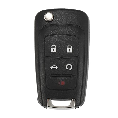 X AUTOHAUX 315MHz 46 Chip OHT01060512 Replacement Keyless Entry Remote Car Key Fob for Chevy Camaro Cruze Sonic Malibu Equinox for GMC Terrain for Buick Regal Lacrosse 11-16 5 Buttons