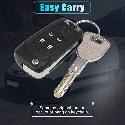 X AUTOHAUX 315MHz 46 Chip OHT01060512 Replacement Keyless Entry Remote Car Key Fob for Chevy Camaro Cruze Sonic Malibu Equinox for GMC Terrain for Buick Regal Lacrosse 11-16 5 Buttons