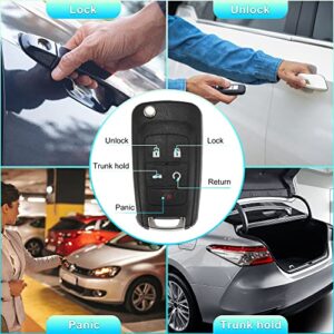 X AUTOHAUX 315MHz 46 Chip OHT01060512 Replacement Keyless Entry Remote Car Key Fob for Chevy Camaro Cruze Sonic Malibu Equinox for GMC Terrain for Buick Regal Lacrosse 11-16 5 Buttons
