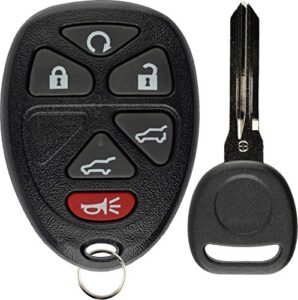 keylessoption keyless entry remote control car key fob replacement for 15913427 with key