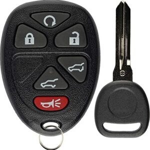 KeylessOption Keyless Entry Remote Control Car Key Fob Replacement for 15913427 with Key