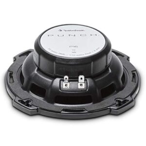 Rockford Fosgate P16 Punch 6.0" 2-Way Coaxial Full-Range Speakers - Black (Pair)