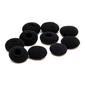 airsn 10 pack replacement ear foam for 18mm earpiece,headphone,two way radio walkie talkie earpiece