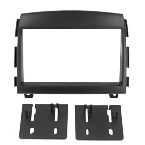 Yctze Car Stereo Radio Fascia 2DIN Car Fascia ABS Audio CD DVD Modified Panel Frame for Sonata 2006