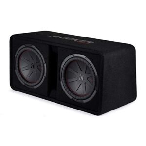 KICKER CompR 12"(30cm) Dual subwoofers in Vented encl, 2ohm, RoHS Compliant