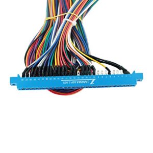 DEVMO 28 Pins Jamma Harness Cabinet Wire Wiring Loom for Arcade Game PCB Video Board Machine Video Consoles Jamma Pandora Box 4 5 6