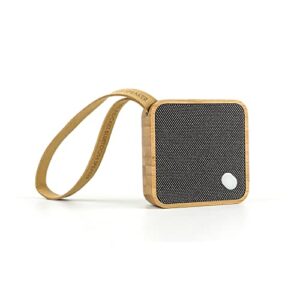 gingko mi square pocket bluetooth speaker 3″ x 3″ portable bamboo