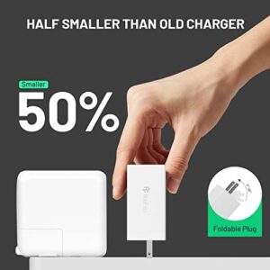 AcoFeu 65W USB C Charger Block, 3 Ports Fast Foldable Wall Charger for MacBook Air, iPhone Pro Max, iPad Pro, Galaxy S22 Ultra, Switch, Air Pods & More