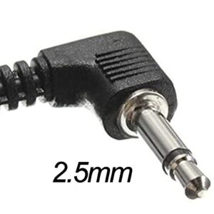 MICMXMO Car Microphone 2.5mm External Assembly Mic for Car Vehicle Head Unit Enabled Audio Stereo Radio Receiver GPS DVD, 3m Cable, Plug and Play