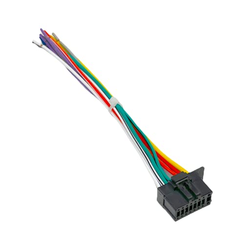 Wire Harness Replacement For Pioneer Select MVH MXT DXT FH -series Car Radio DXTX4869BT FH-S520BT FH-S52BT FH-X70BT FH-X720BT FH-X830BHS MVH-291BT MVH-S21BT MVH-S301BT MVH-S310BT MVH-S320BT MVH-X390BT