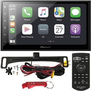 pioneer dmh-2660nex car stereo safe driver’s bundle with voxx backup camera. 6.8″ capacitive multimedia receiver with apple carplay, android auto, bluetooth, hd radio, siriusxm ready, maestro ready