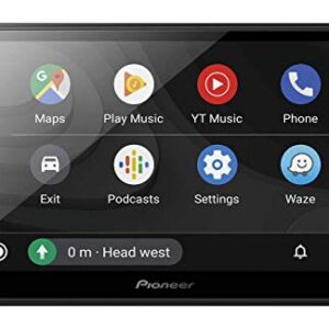 Pioneer DMH-2660NEX Car Stereo Safe Driver's Bundle with Voxx Backup Camera. 6.8" Capacitive Multimedia Receiver with Apple CarPlay, Android Auto, Bluetooth, HD Radio, SiriusXM Ready, Maestro Ready