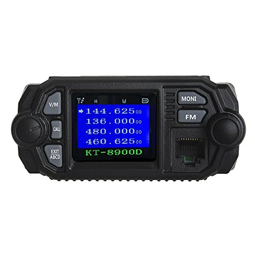 QYT KT-8900D Mobile Transceiver 25W VHF 144-148MHz UHF 420-450MHz Dual Band Quad Standby Mini Car Radio