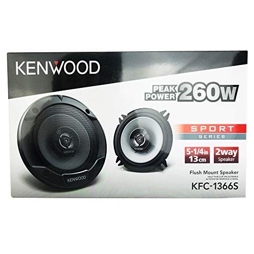 Kenwood KFC-1366S 5-1/4" 2-Way Speakers