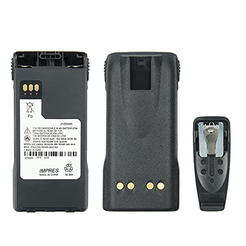 Vineyuan 7.5V 2100mAh Replacement Battery for Motorola NTN9815/A/AR/B NTN9858/A/AR/B/C XTS1500 XTS2500 PR1500 MT1500 Two Way Radio Battery(with IMPRES Function)