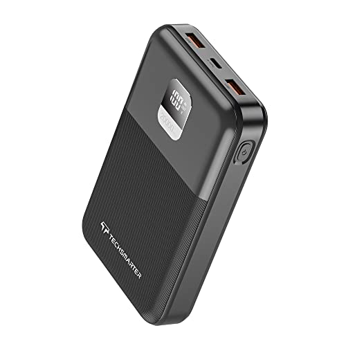 TECHSMARTER 20000mah 65W PPS USB-C PD Power Bank with Samsung Super Fast Charging. Laptop Portable Charger Compatible with iPhone, Galaxy, iPad, MacBook, Chromebook, Steam Deck, Dell, HP