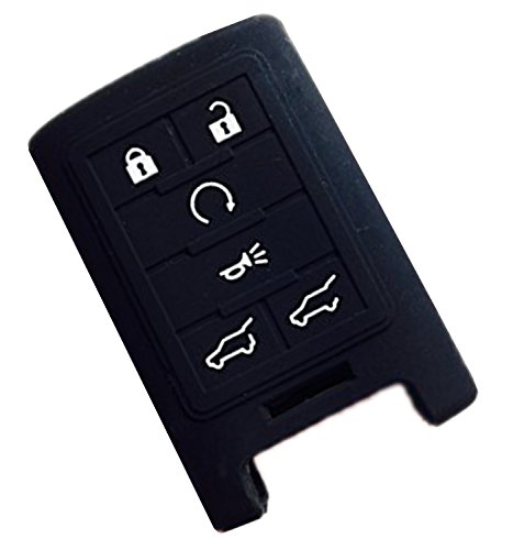 Rpkey Silicone Keyless Entry Remote Control Key Fob Cover Case protector Replacement Fit For Cadillac Escalade ESV EXT Escalade 22756466 22756465 OUC6000066