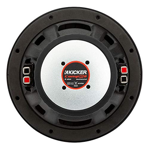 KICKER CompR 8"(20cm) Subwoofer, DVC, 2-ohm, RoHS Compliant