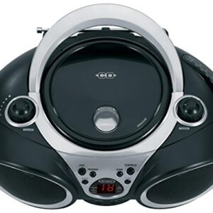 Jensen CD-490 Portable Sport Stereo CD Player with AM/FM Radio and Aux Line-in & Headphone Jack (Silver)