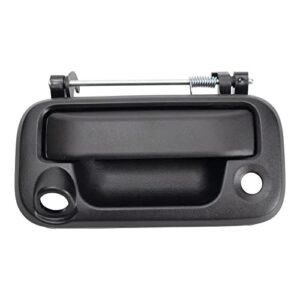 am autoparts rear metal tailgate handle textured black for ford f150 f250 w/camera