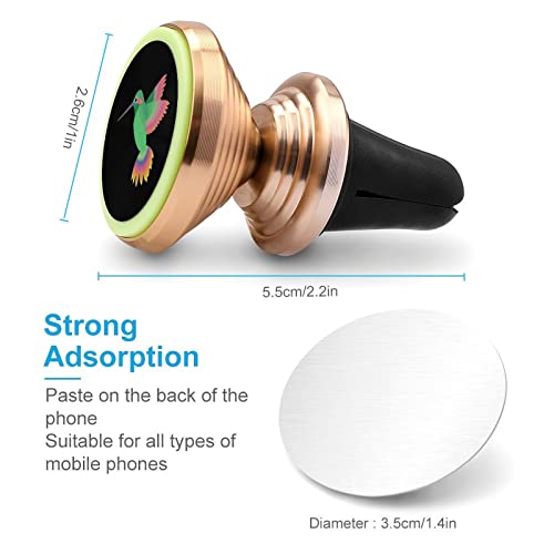 Funny Hummingbird Super Strong Magnet Car Phone Holder Mount Air Vent Compatible with All Smart Phones and Tablets