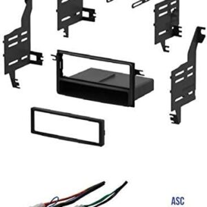 ASC Single Din Car Stereo Install Dash Kit and Wire Harness for 2005-2010 Scion tC, 2004-2006 Scion xA, 2004-2014 Scion xB, 2008-2014 Scion xD, 2007-2014 Toyota FJ Cruiser, 2007-2011 Toyota Yaris