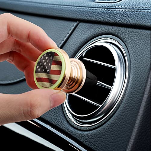 American Flag Magnetic Phone Holder for Car Air Vent Holder Clip Compatible with All Smartphones & Tablets