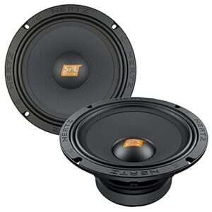 hertz spl show series sv-2001 8 in. (200mm) spl 4-ohm midrange speakers (pair)